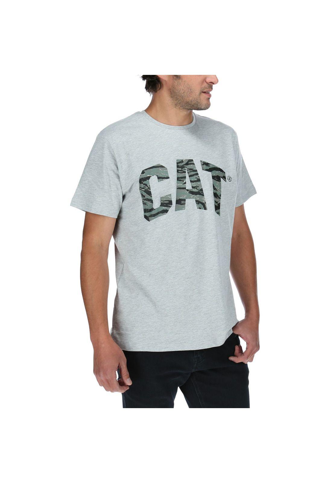 Polera Mc Hombre Camo Cat Tee Gris-3