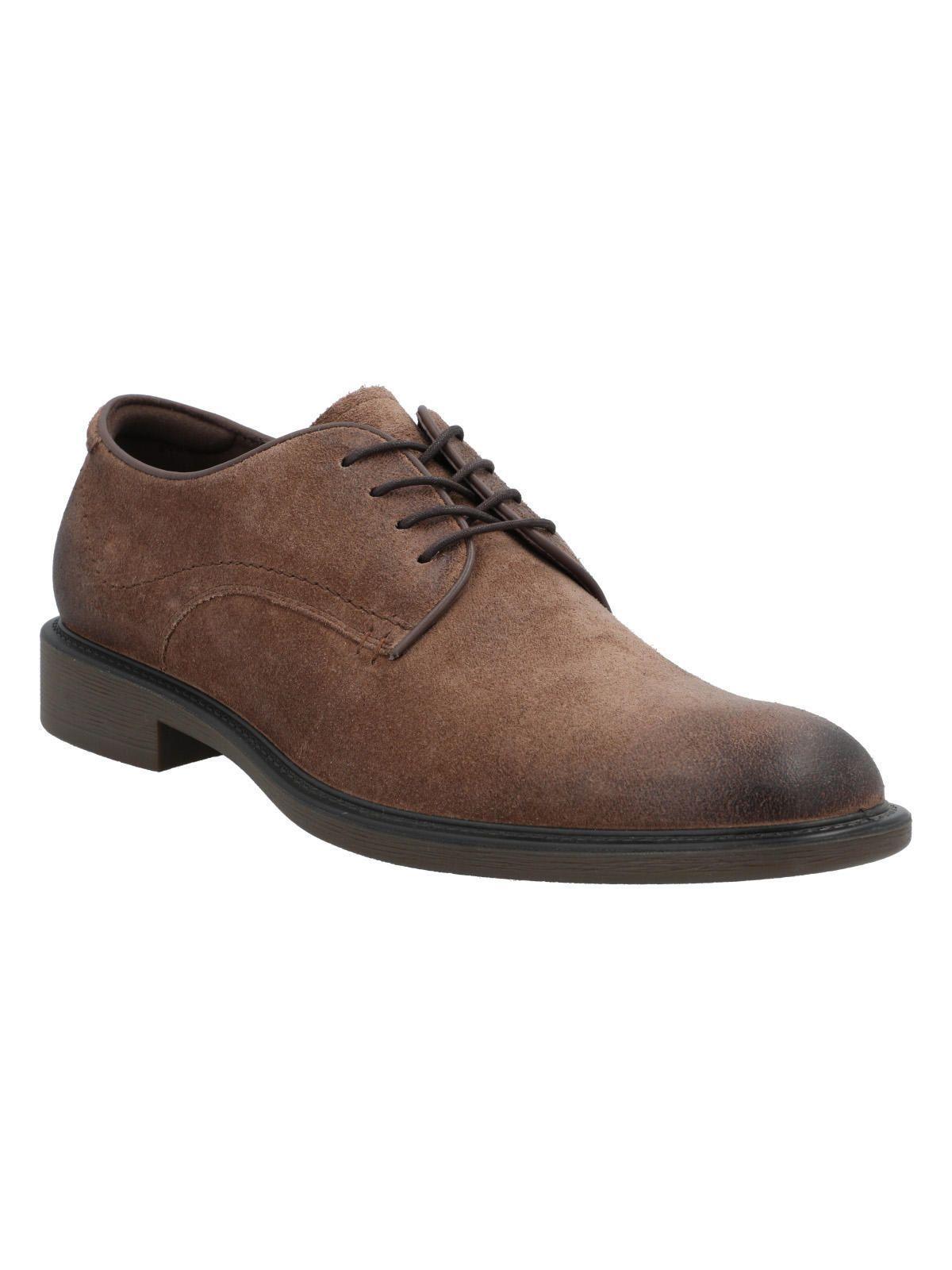 Zapato Cuero Hombre Boltero Café-1