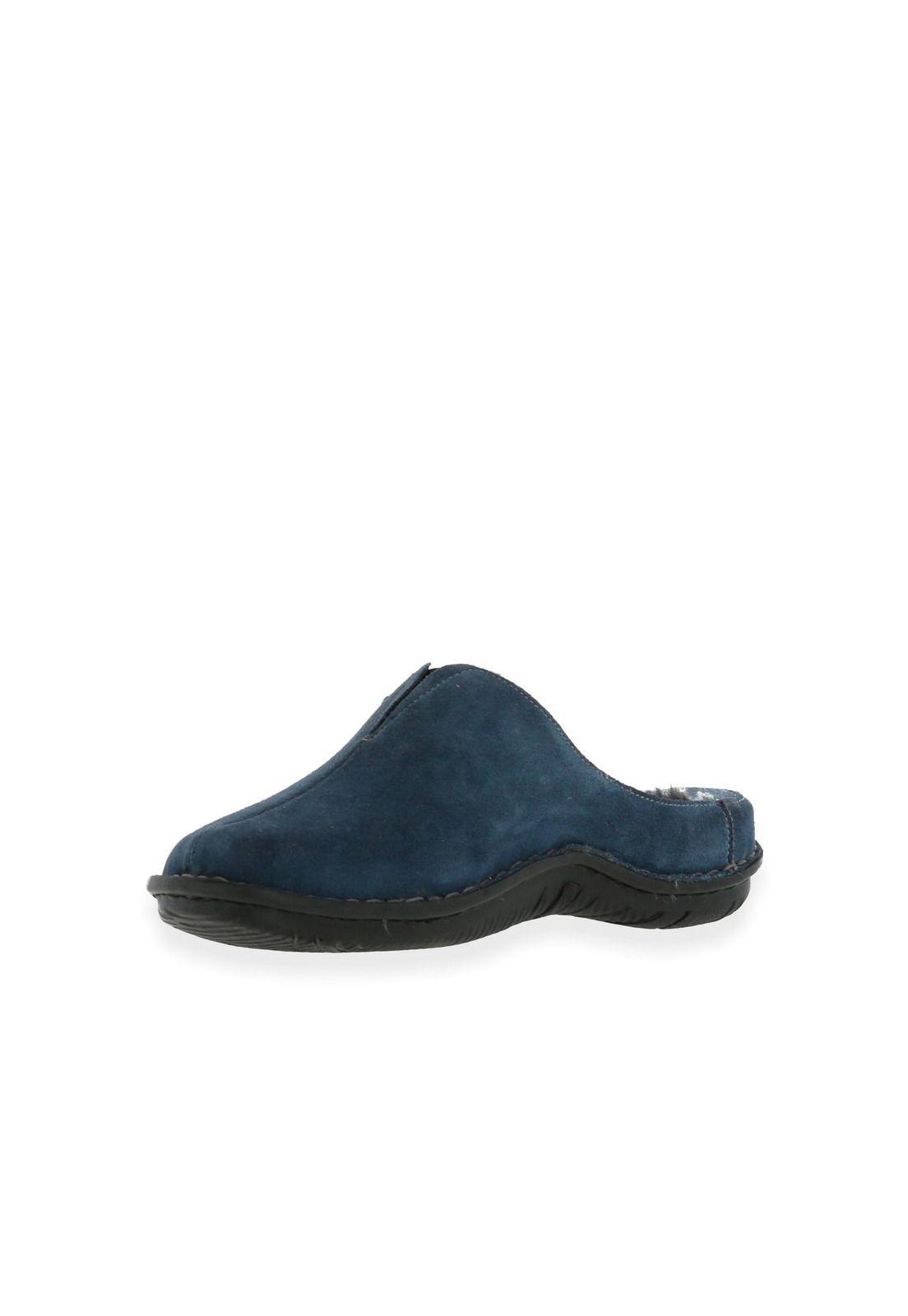 Slip On Cuero Gamuzado Brina Blue-1
