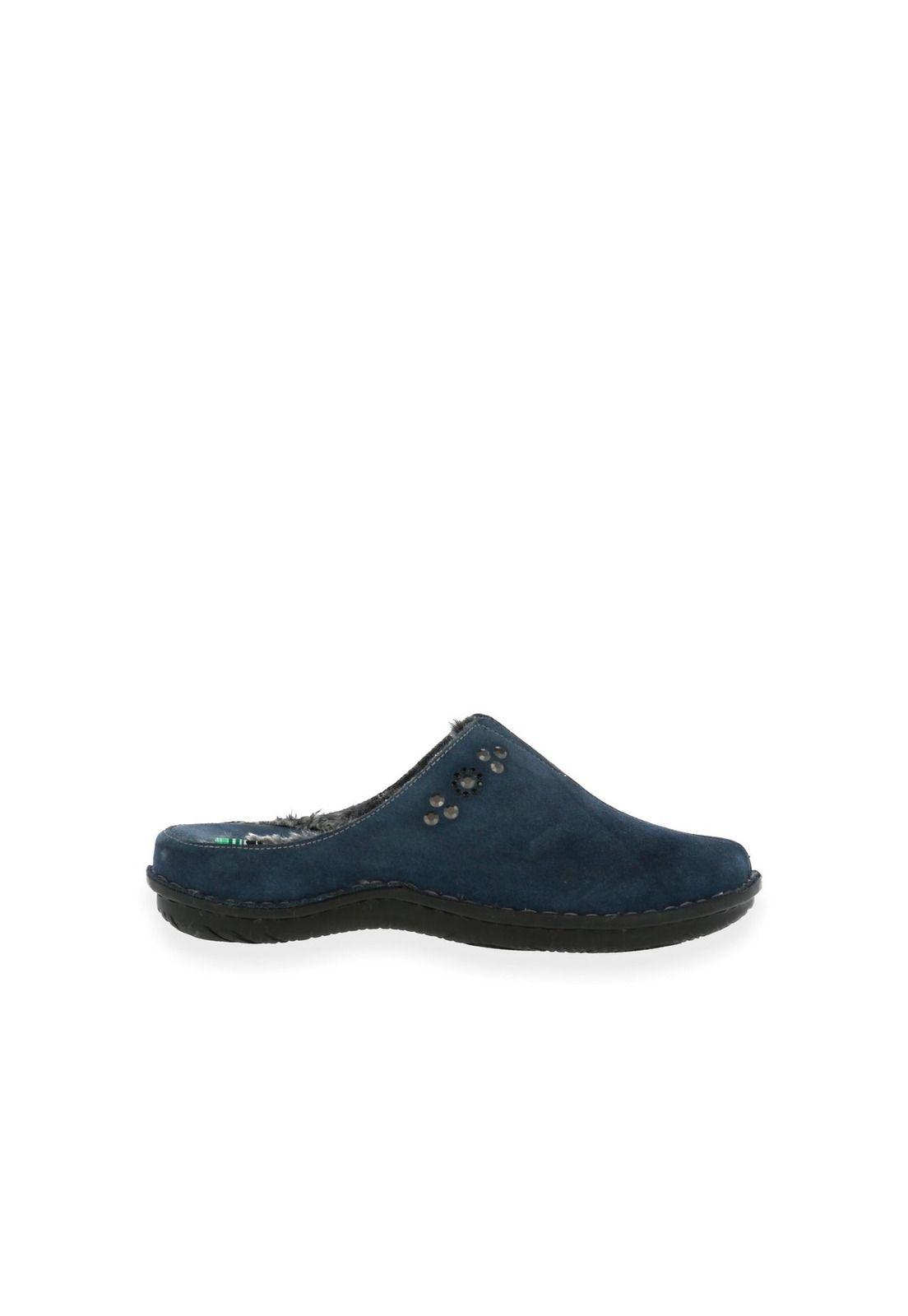Slip On Cuero Gamuzado Brina Blue-2