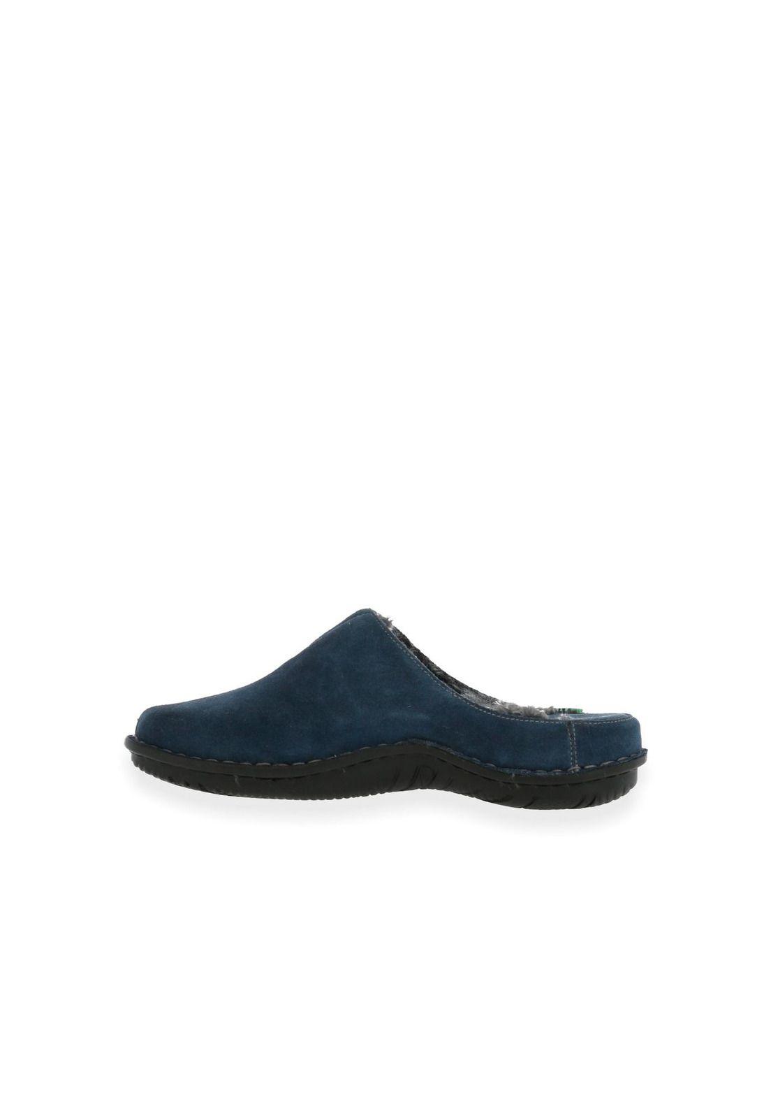 Slip On Cuero Gamuzado Brina Blue-3