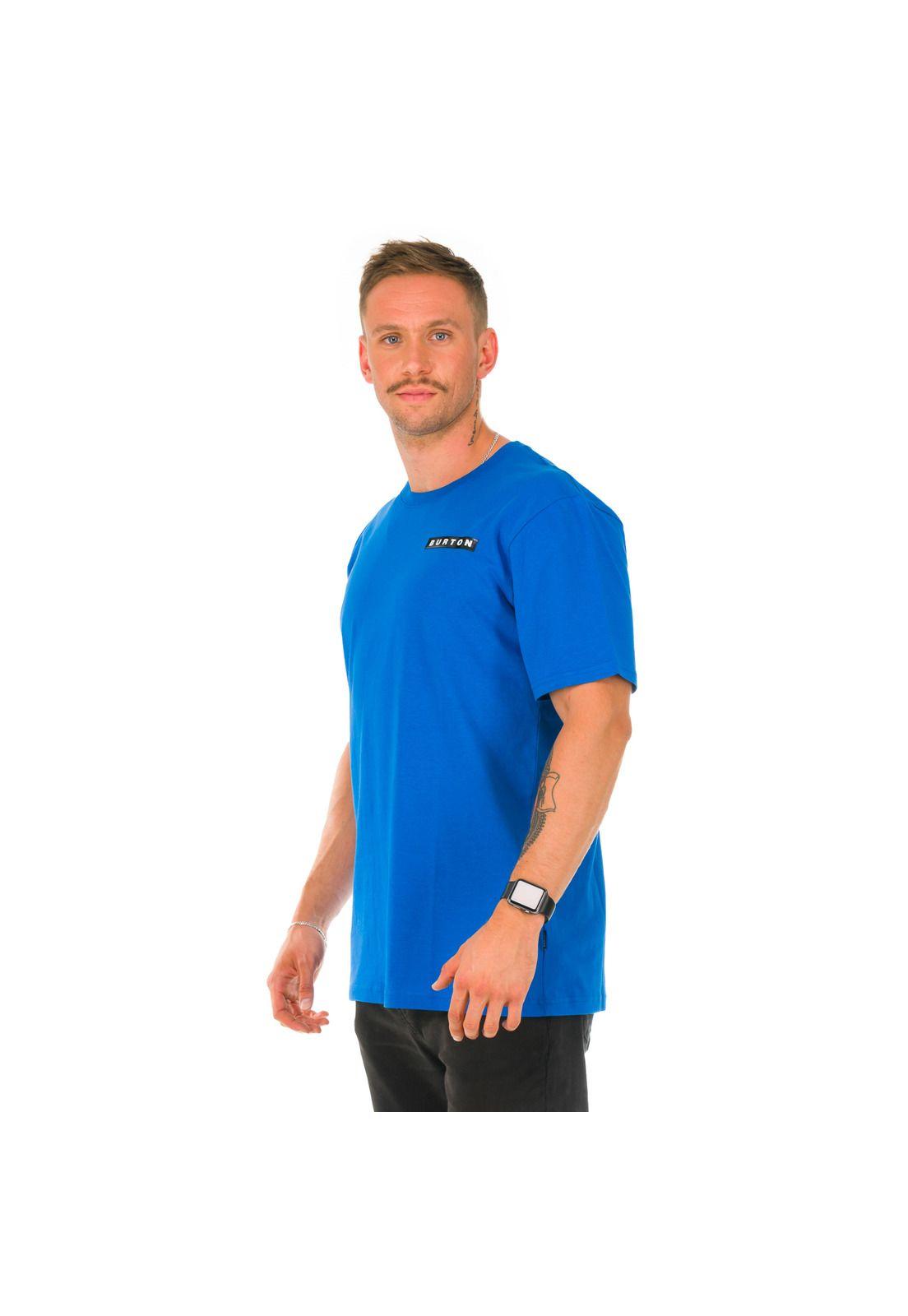Polera M/C Hombre Chill Logo Azul -1