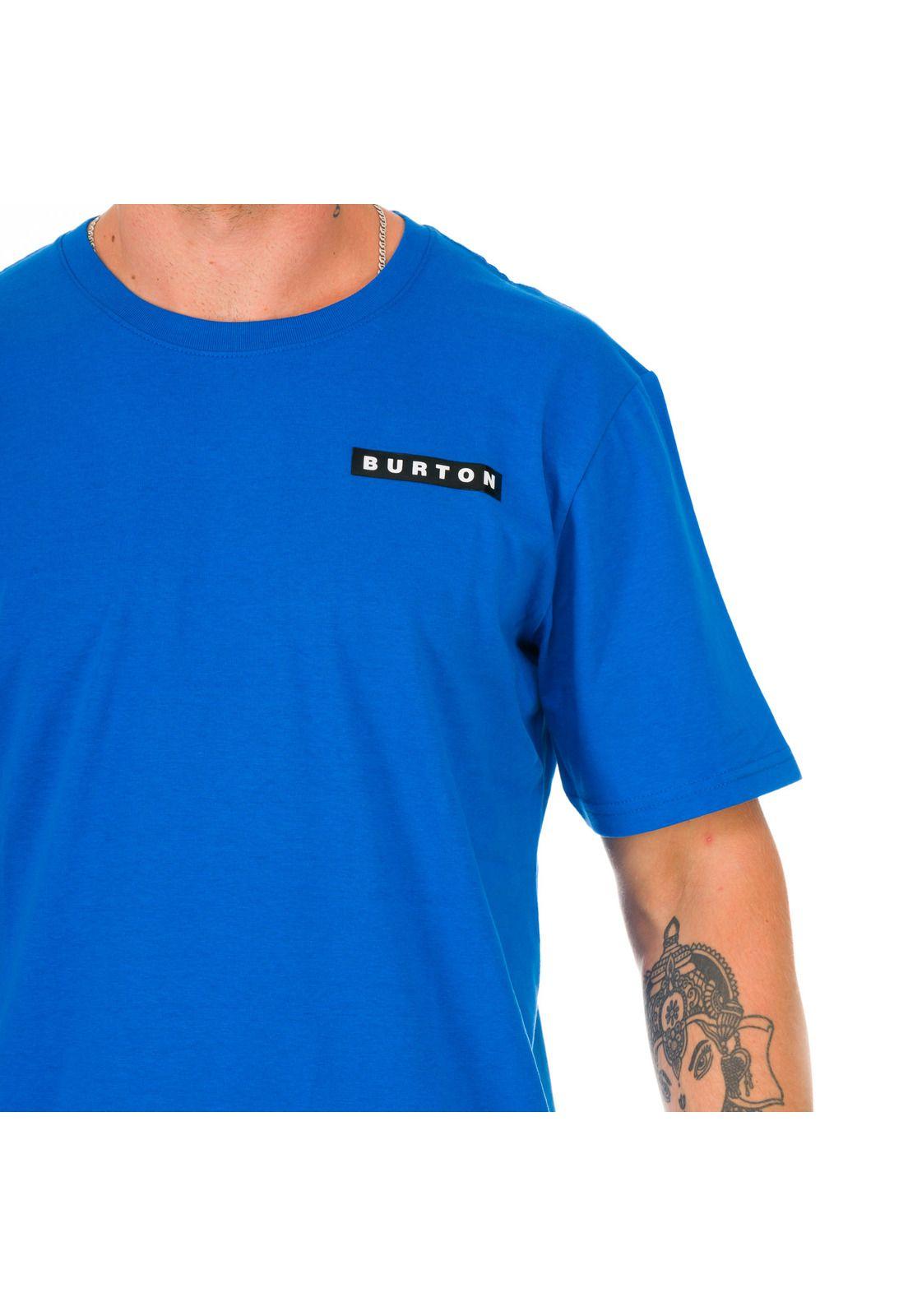 Polera M/C Hombre Chill Logo Azul -4