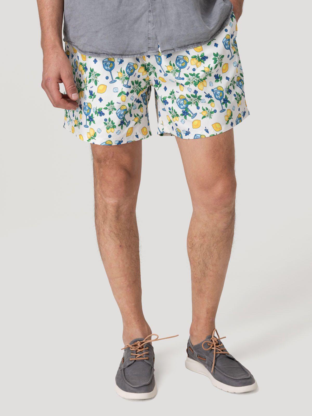 Traje De Baño Hombre Izam Multicolor-4