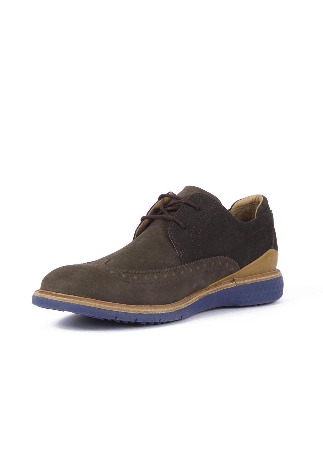 Zapato Cuero Hampstead Chocolate Hombre Rockford-3