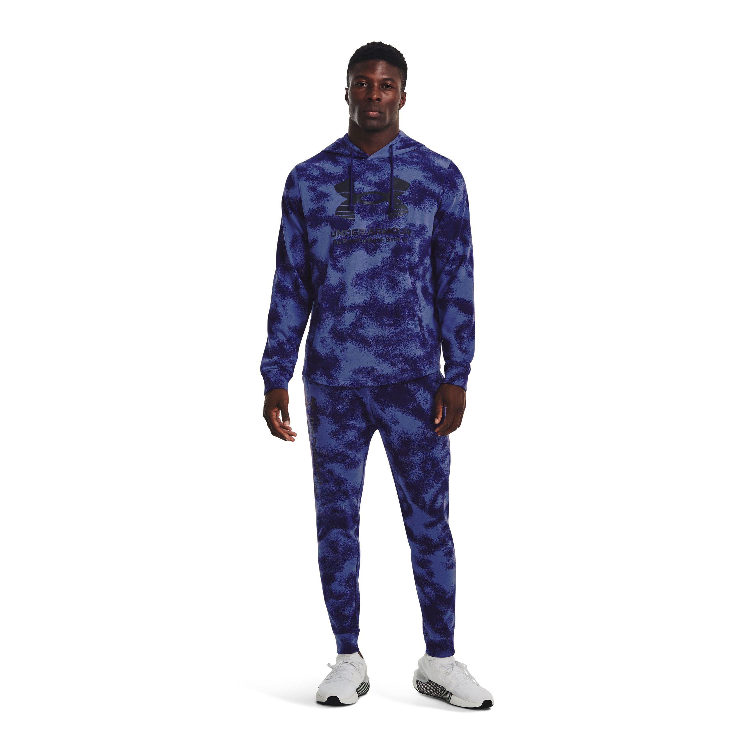 Polerón Training Rival Terry Novelty Azul Hombre-5
