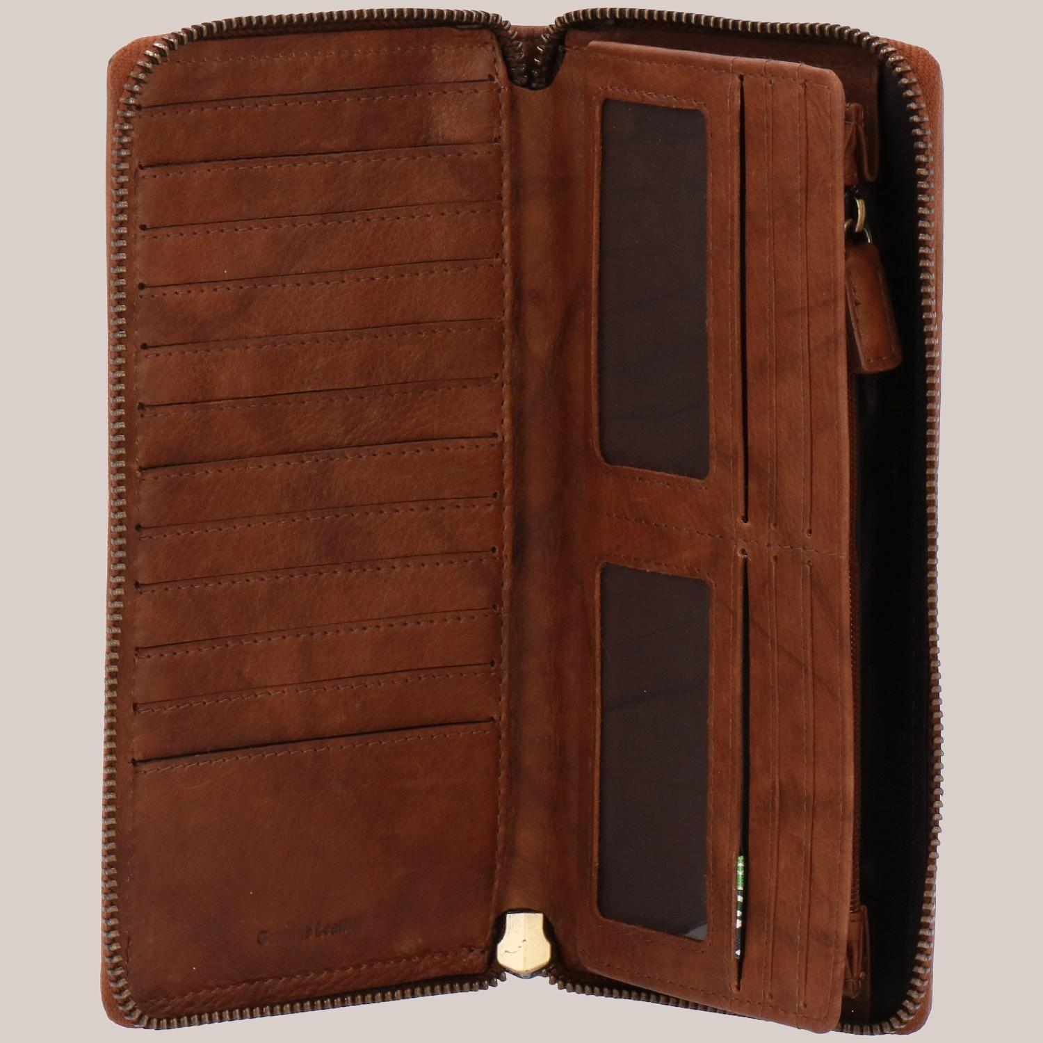 Billetera Cuero Wwaq Irvine Zip Café-2