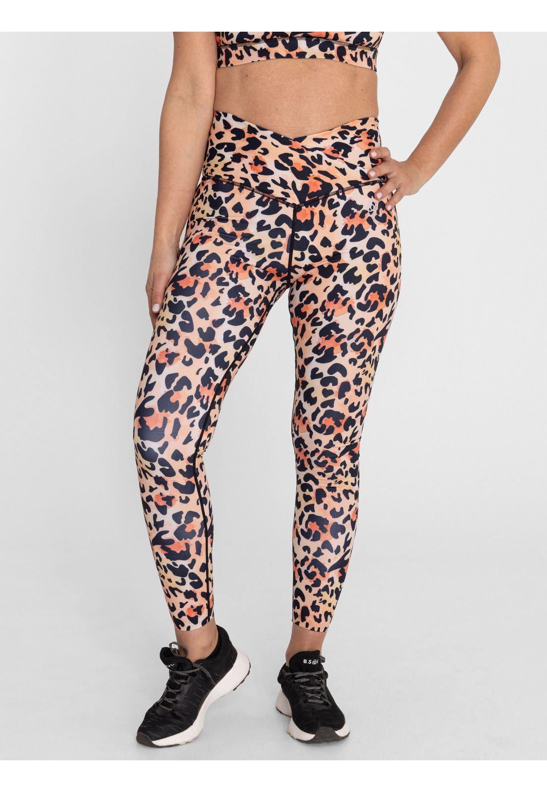 Calza Hr Long Leg Eva Naranja Mujer-0