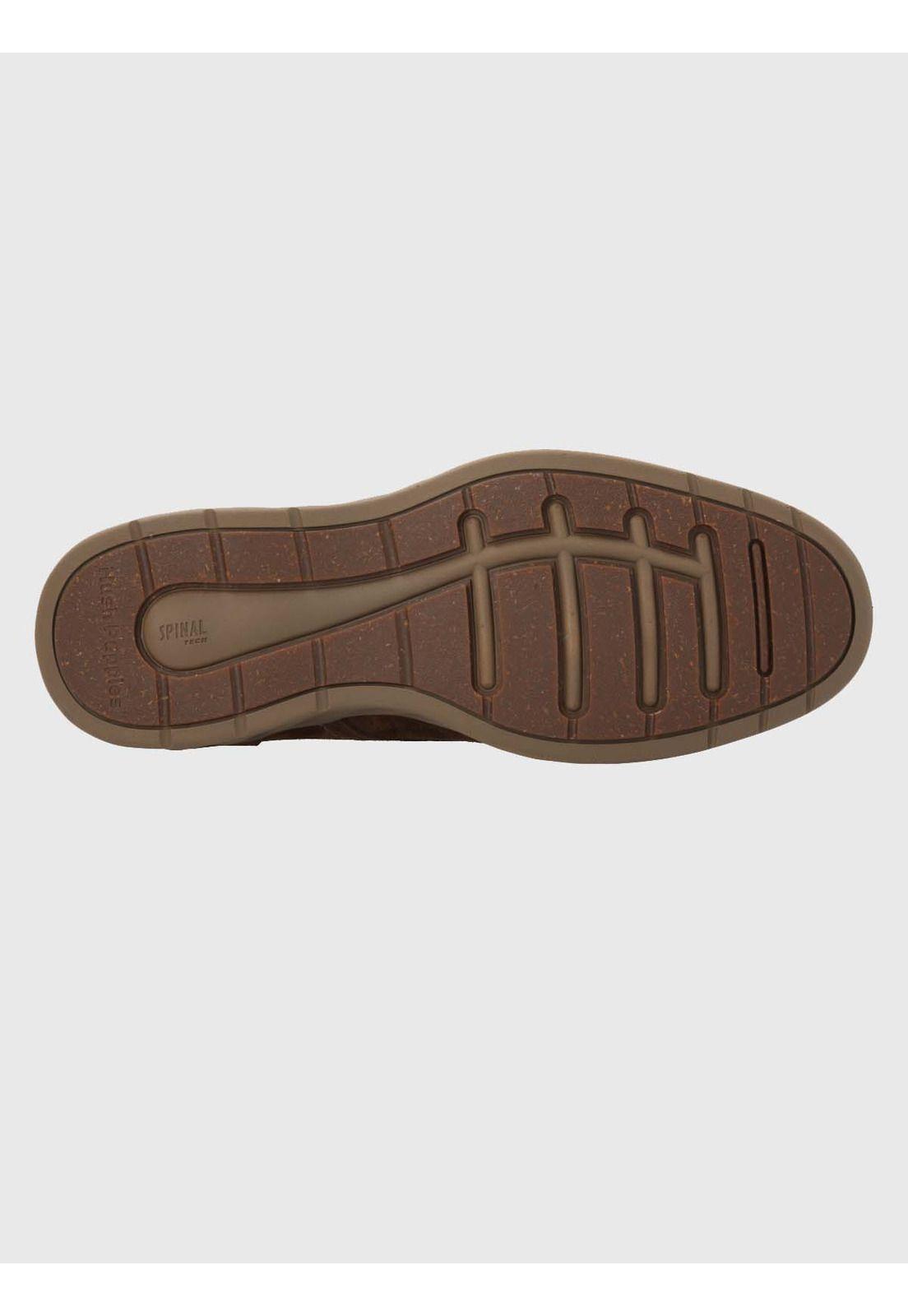 Botín Cuero Hombre Spinal City Chocolate-7