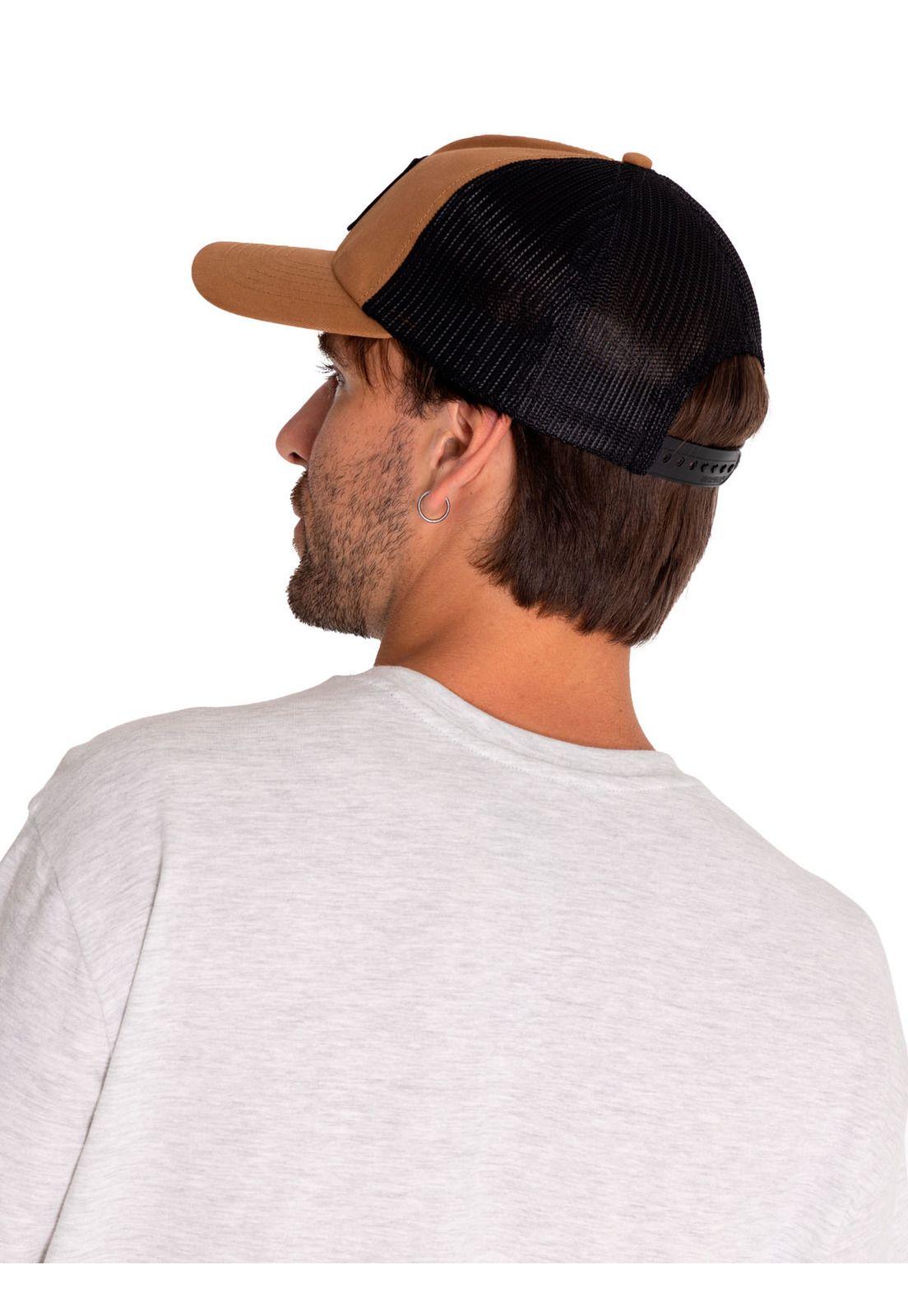 Jockey Hombre Diamond Plate Mesh Back Café-1