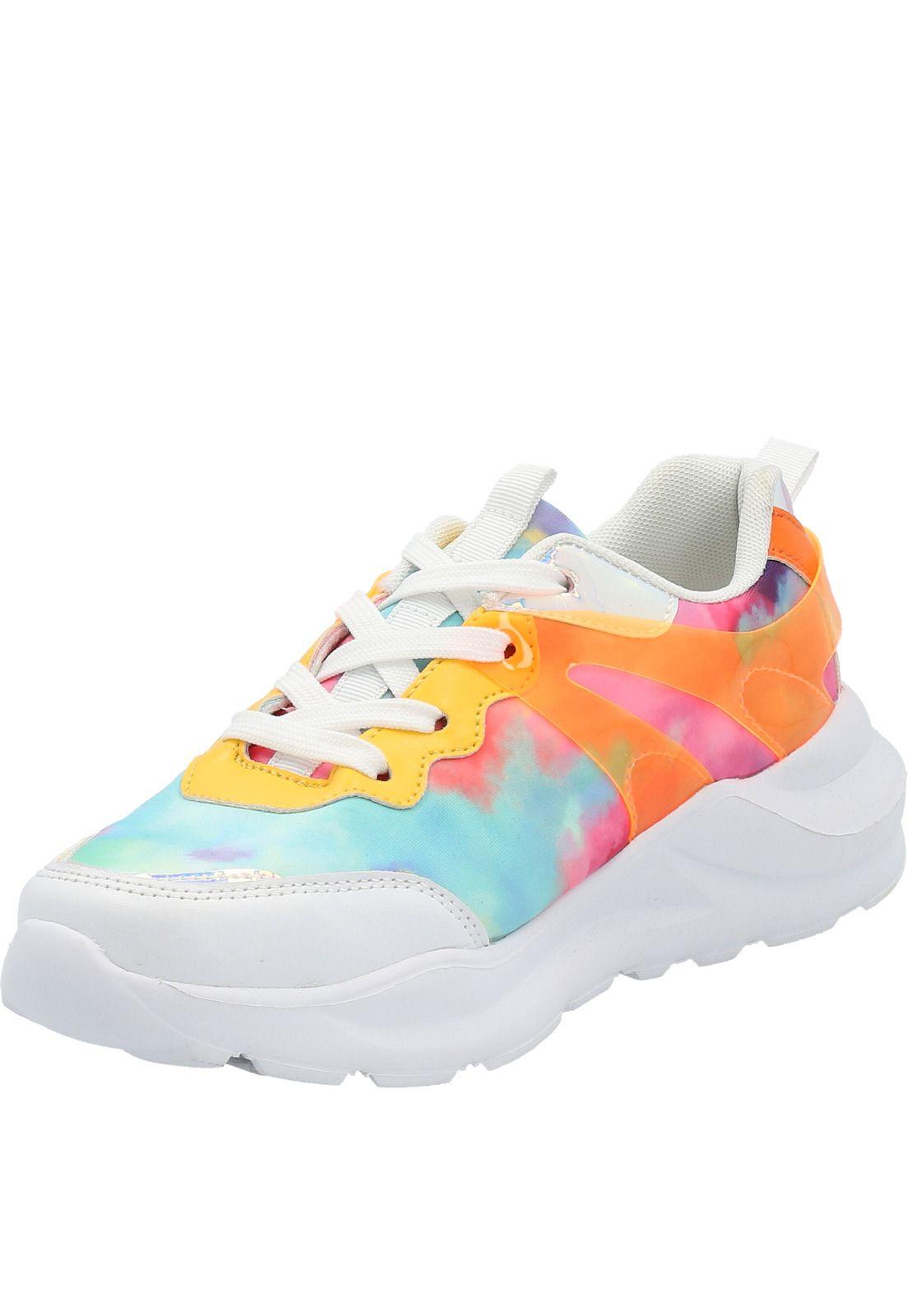 Zapatilla Mujer Dorothy Naranja Multicolor-3