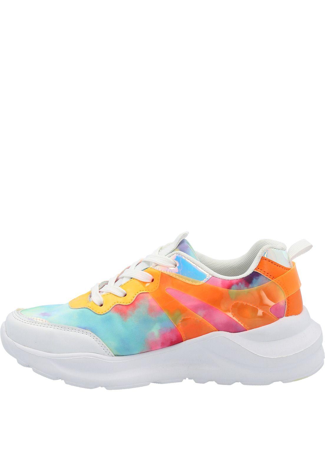 Zapatilla Mujer Dorothy Naranja Multicolor-4