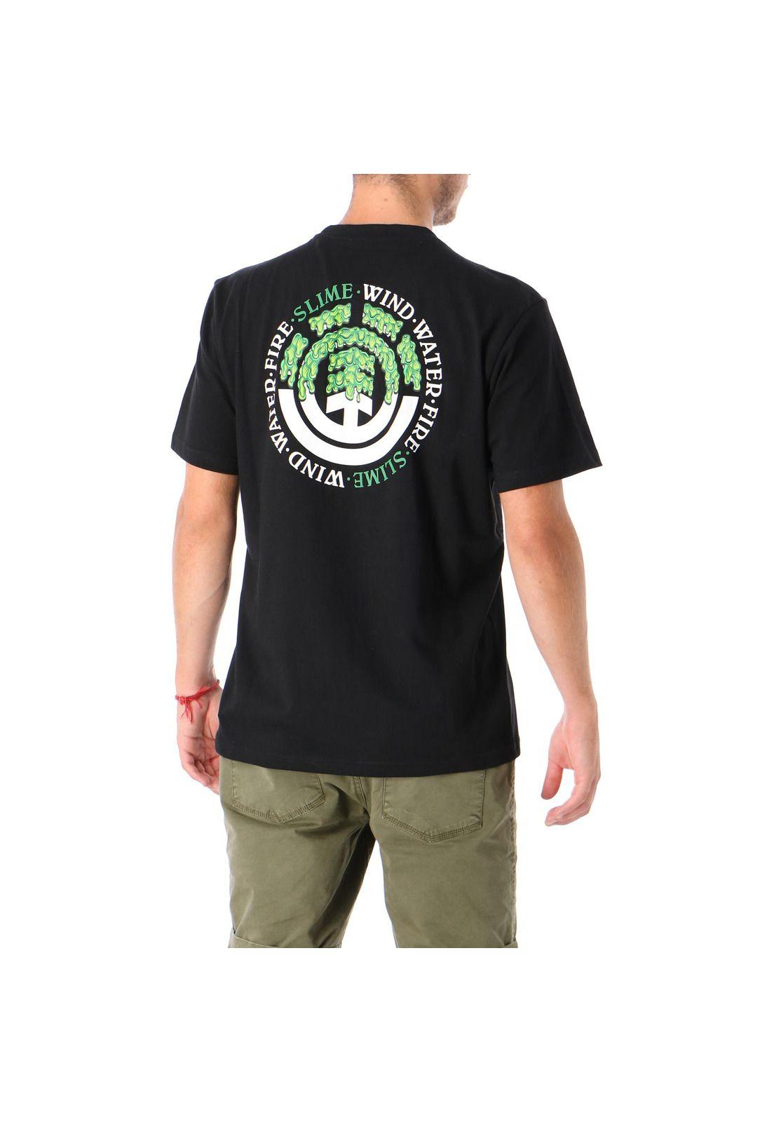 Polera M/C Proton Seal Ss Negro Hombre Element-1