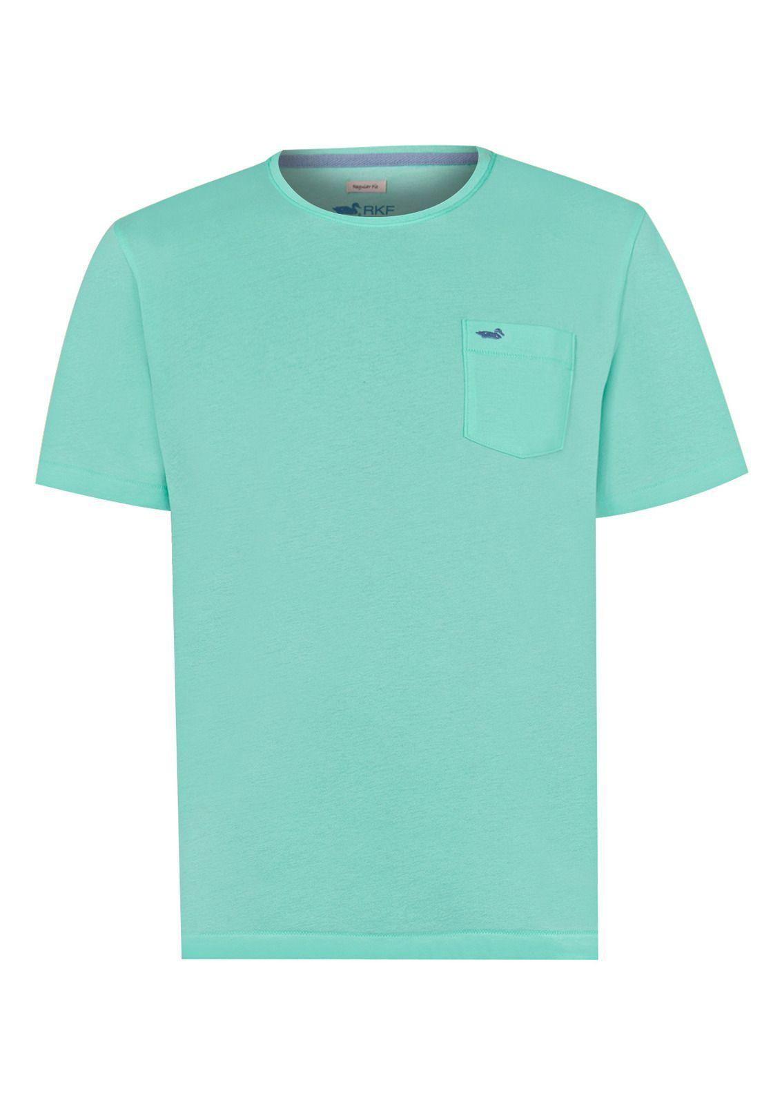 Polera Algodón Orgánico Verde Basic Hombre -0