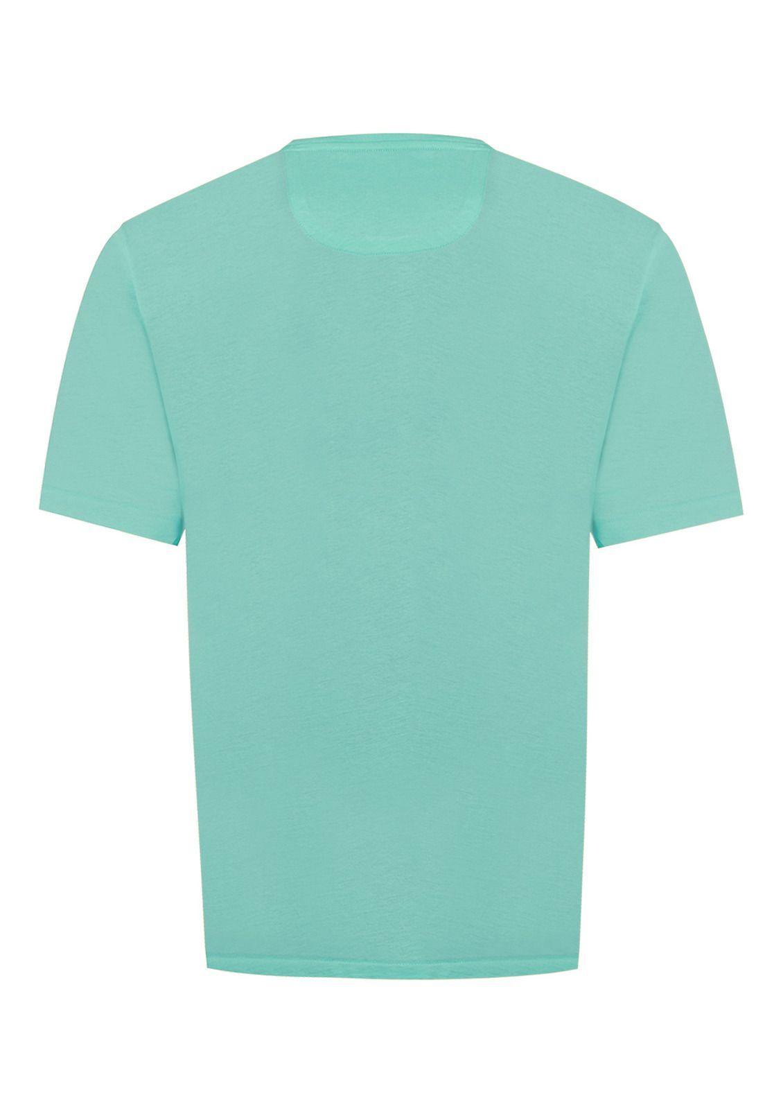 Polera Algodón Orgánico Verde Basic Hombre -1