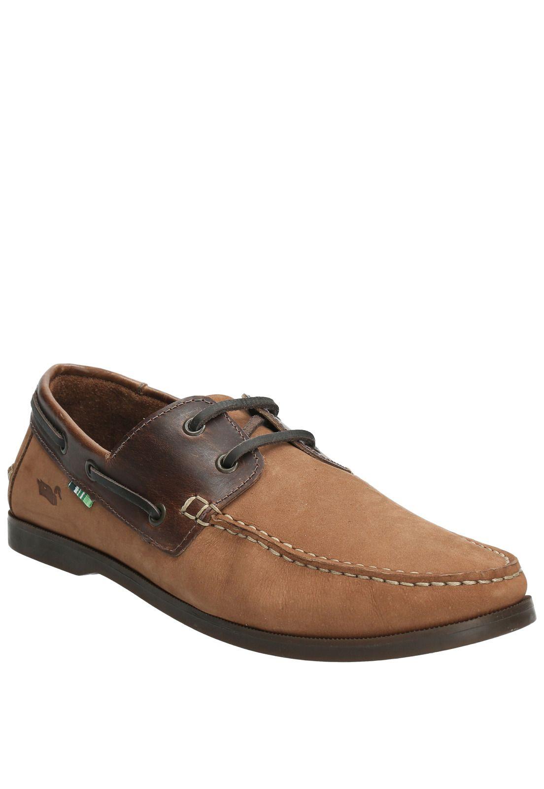 Zapato Cuero Hombre Costa Café Claro-1