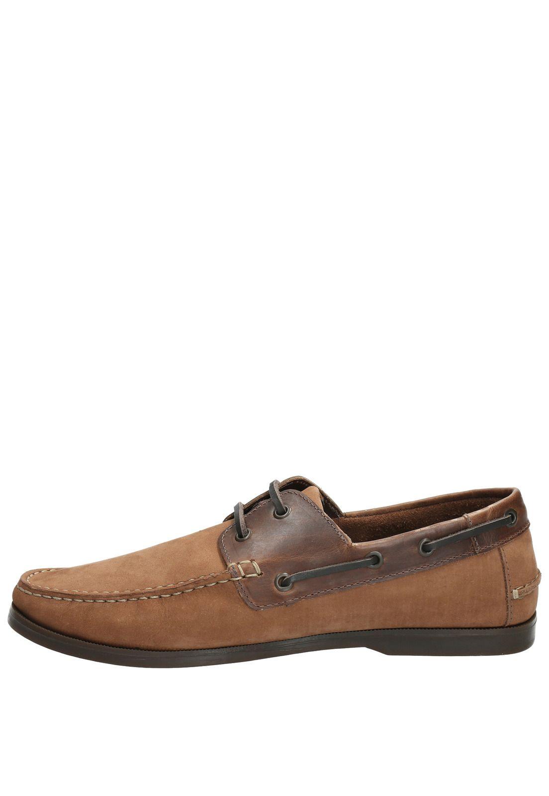 Zapato Cuero Hombre Costa Café Claro-5