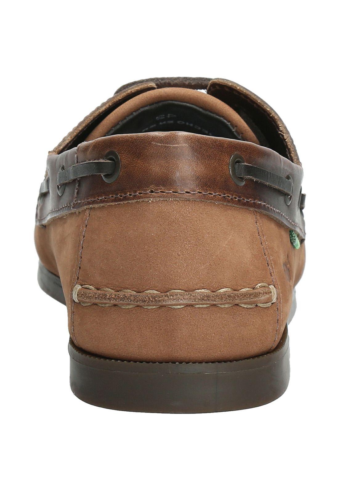 Zapato Cuero Hombre Costa Café Claro-6