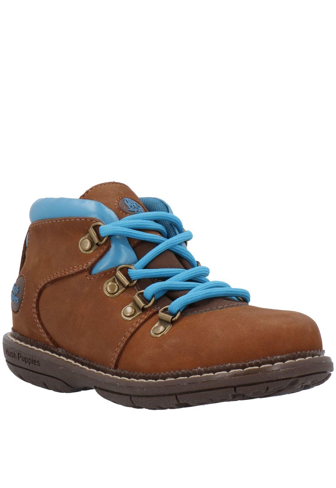 Botin Cuero Niño New 101 Tri Café-0