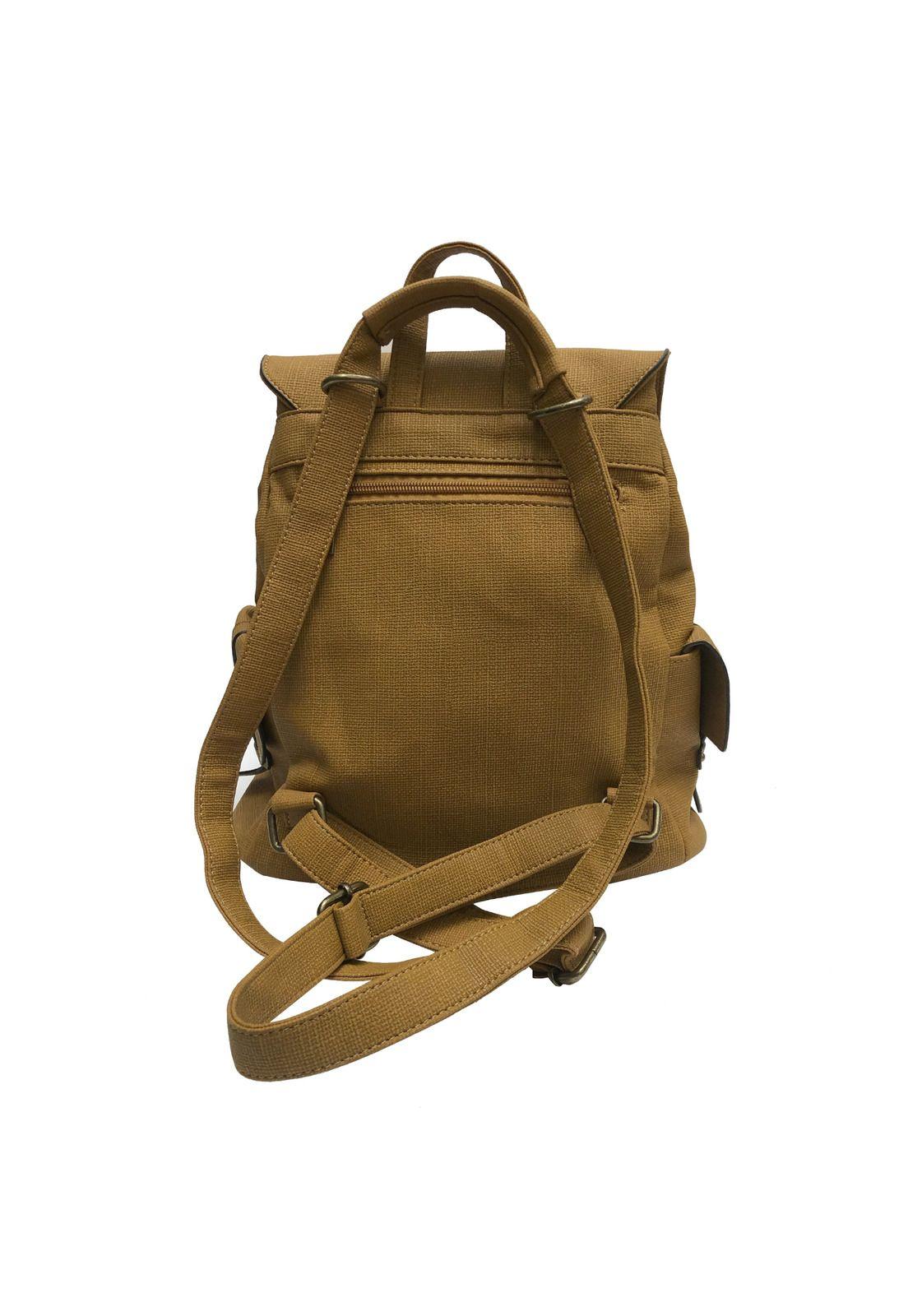 Mochila Mujer Rex Backpack Mostaza Mujer-1