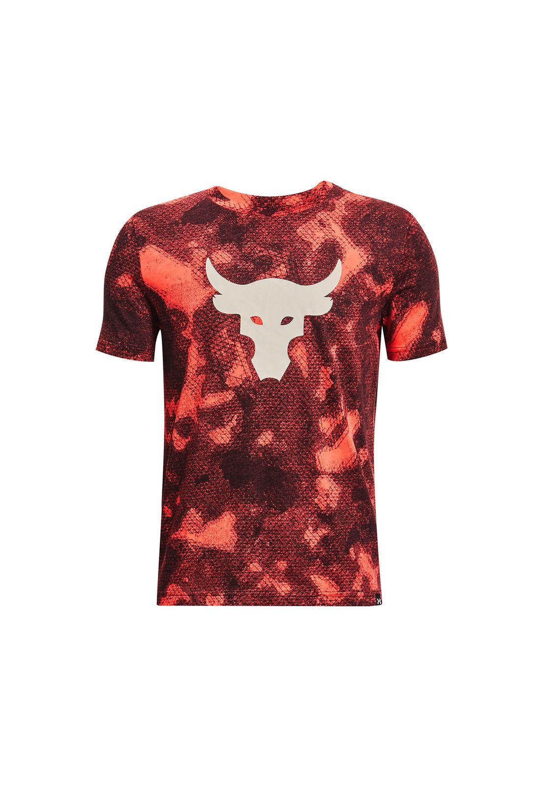 Polera M/C Train Project Rock Logo Naranja Niño-0