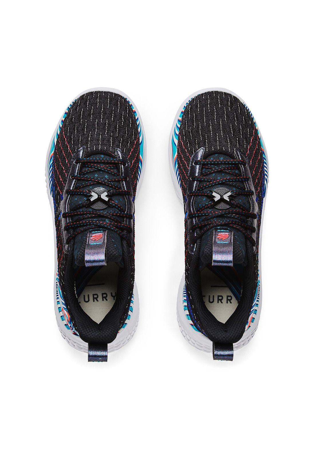 Zapatilla Basket UA Curry 10 Magic Unisex Negro-4