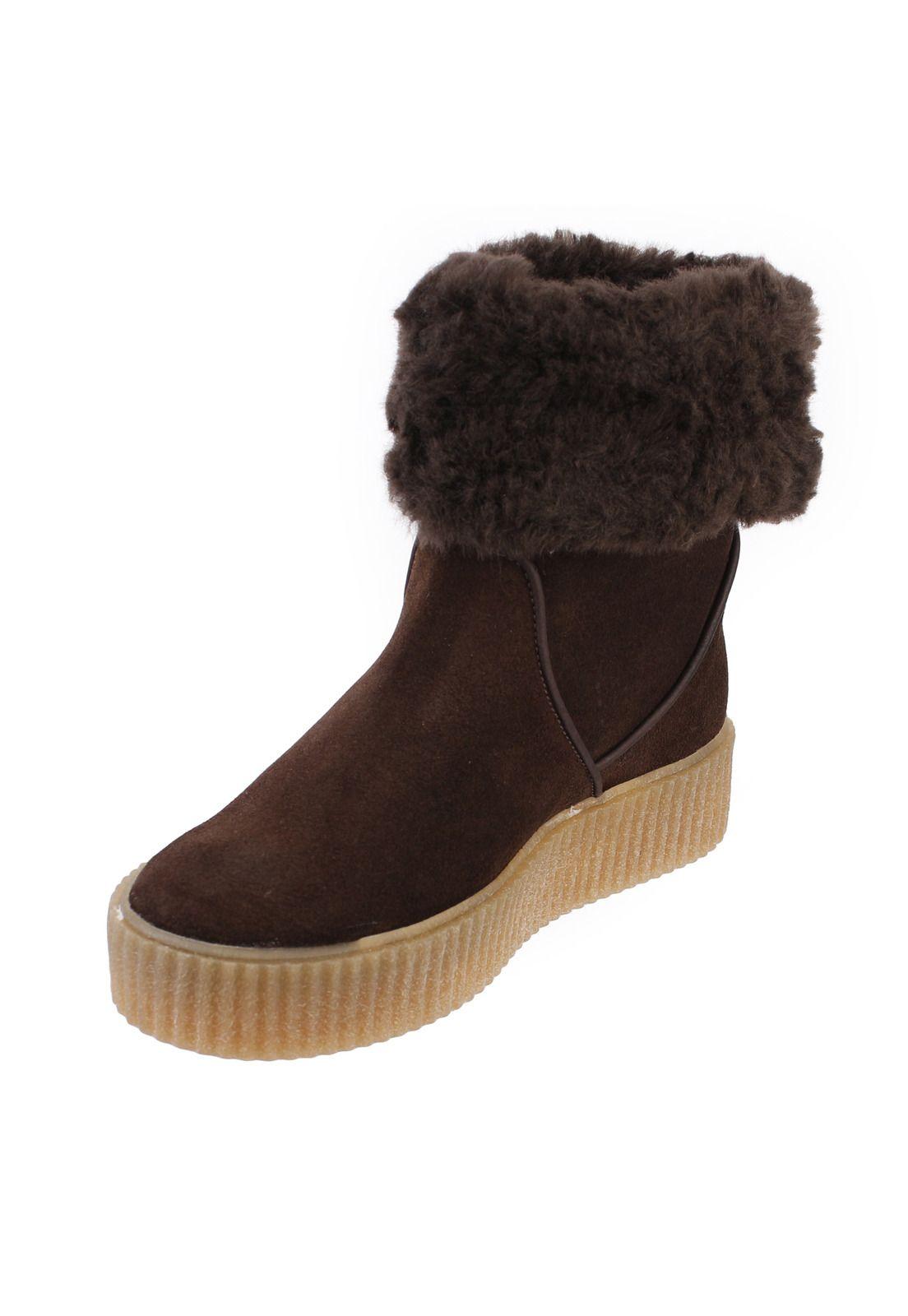 Bota Cuero Mujer Geraldine Café-1