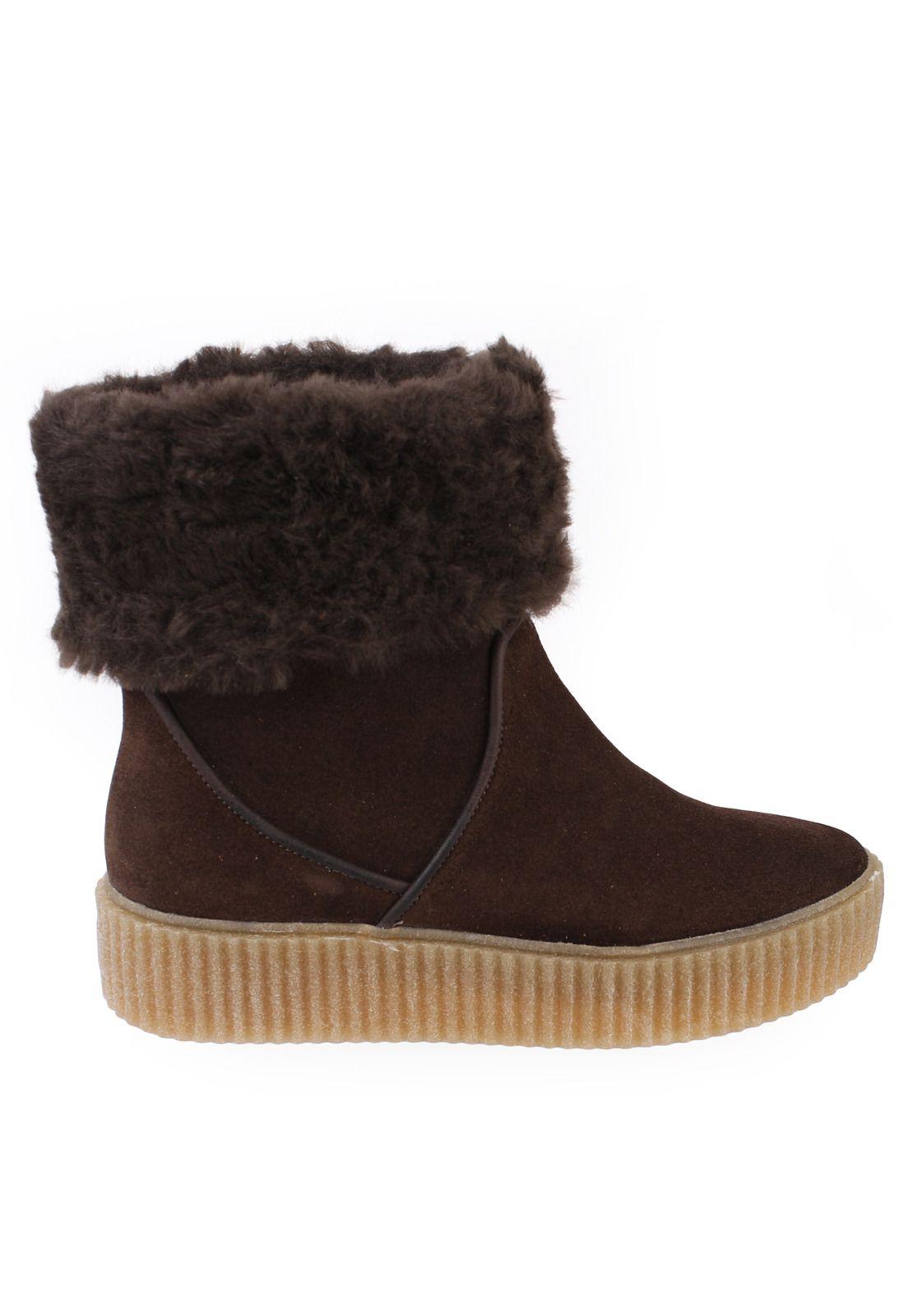 Bota Cuero Mujer Geraldine Café-2