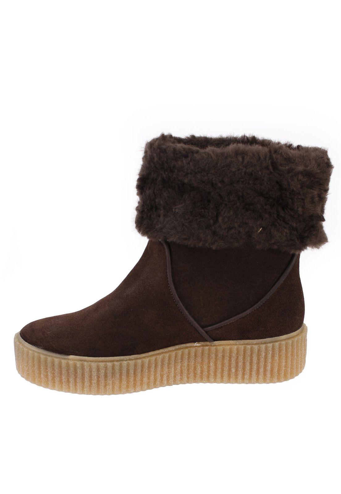 Bota Cuero Mujer Geraldine Café-3