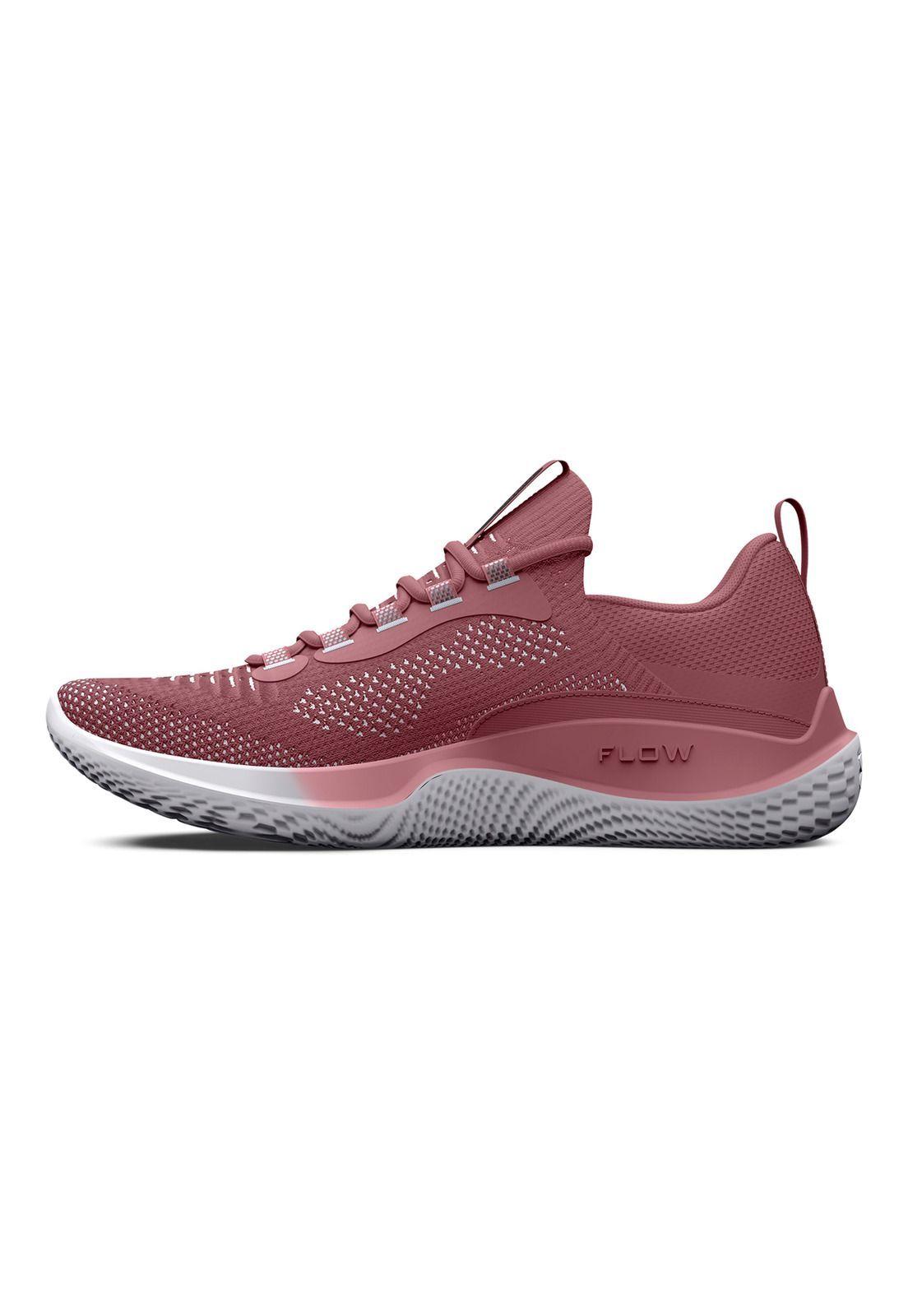 Zapatillas entrenamiento UA Flow Dynamic mujer Rosado-1