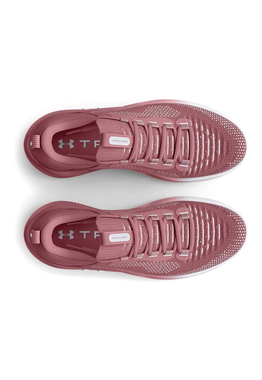 Zapatillas entrenamiento UA Flow Dynamic mujer Rosado-4