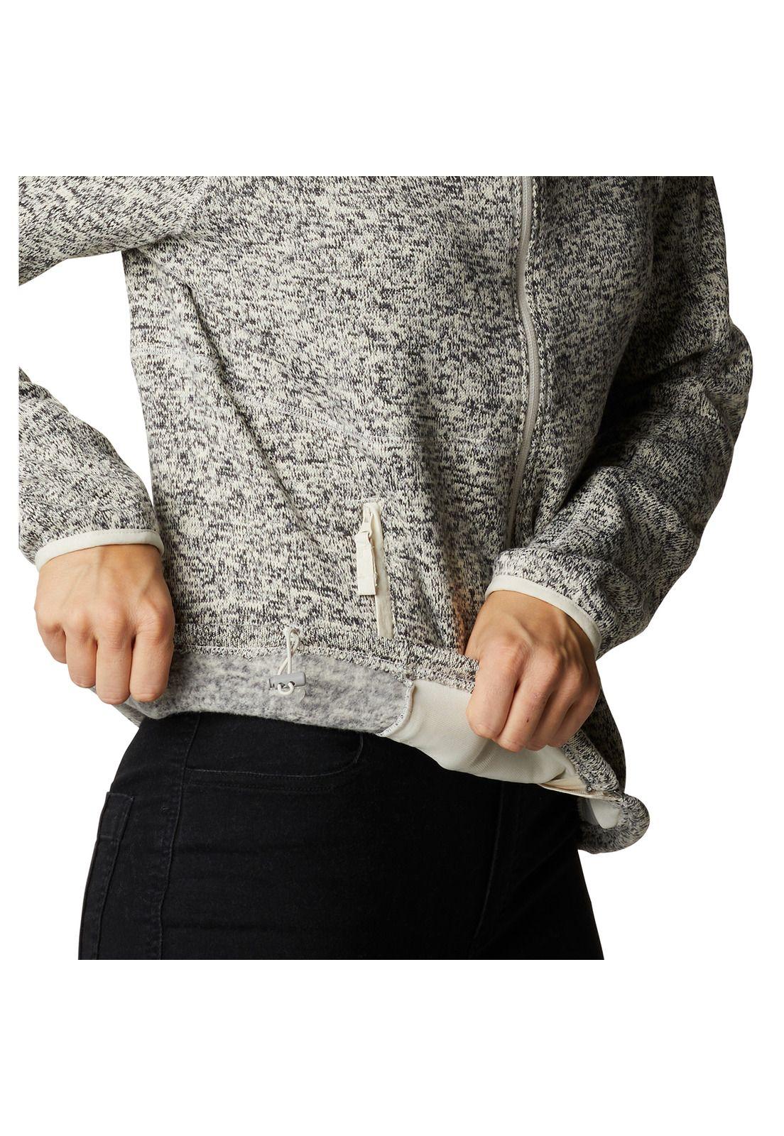 Polar Mujer W Sweater Weather Ful Zip Gris-4