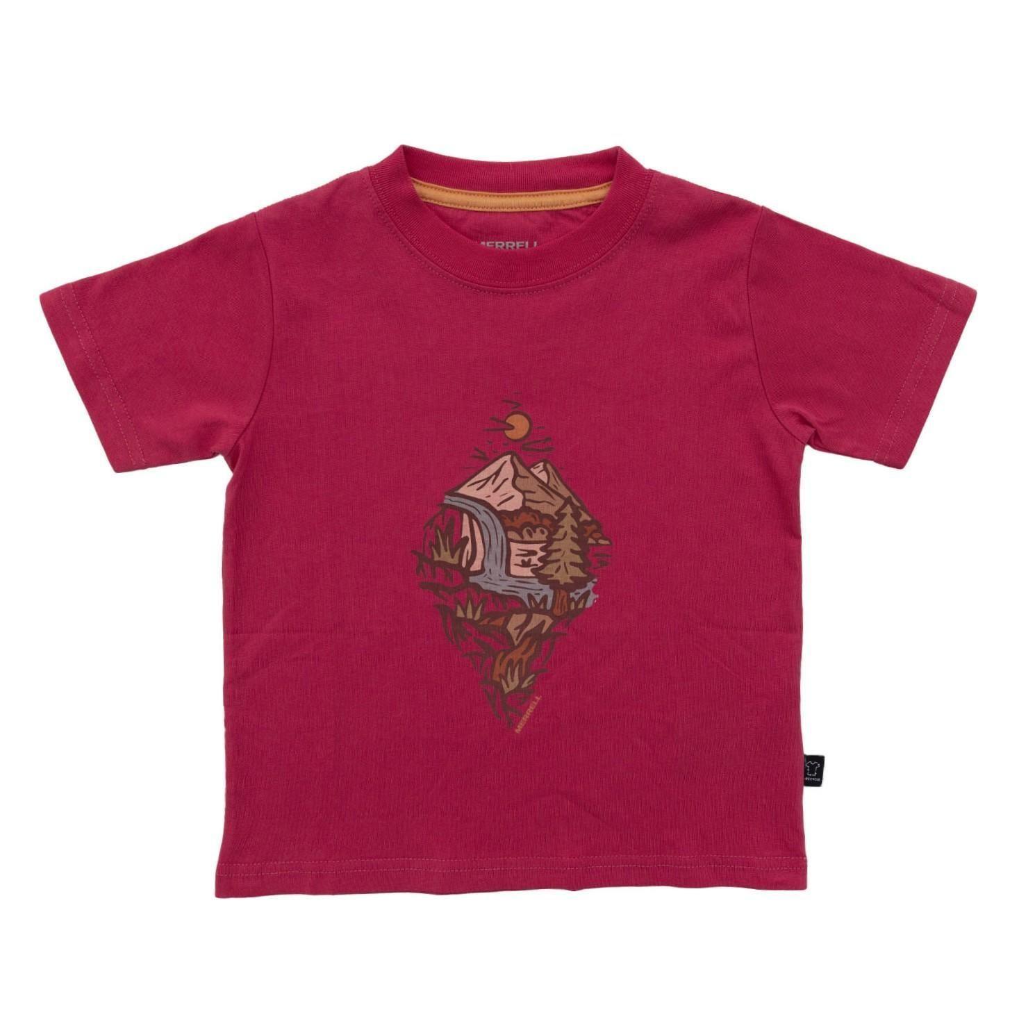 Polera Niña Austral Rosado Oscuro-0