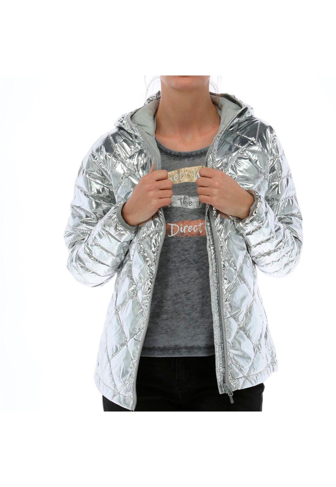 PARKA MUJER CLASSIC DOWN JACKET PLATEADO-0