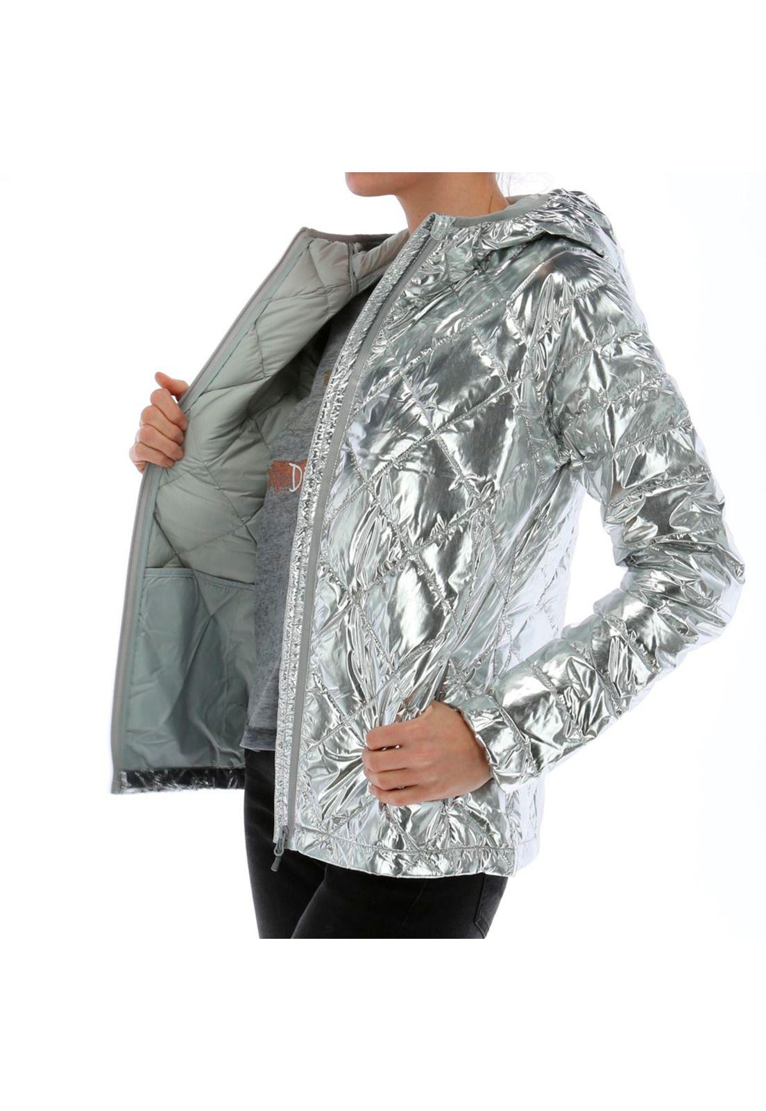 PARKA MUJER CLASSIC DOWN JACKET PLATEADO-2