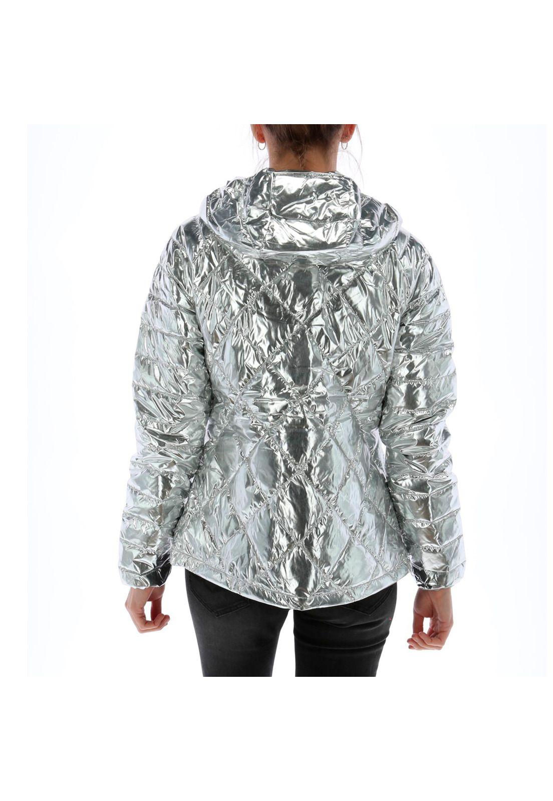 PARKA MUJER CLASSIC DOWN JACKET PLATEADO-3