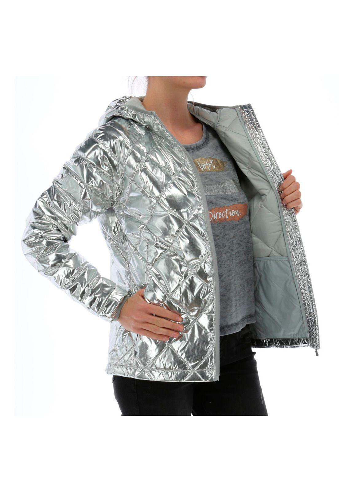 PARKA MUJER CLASSIC DOWN JACKET PLATEADO-4