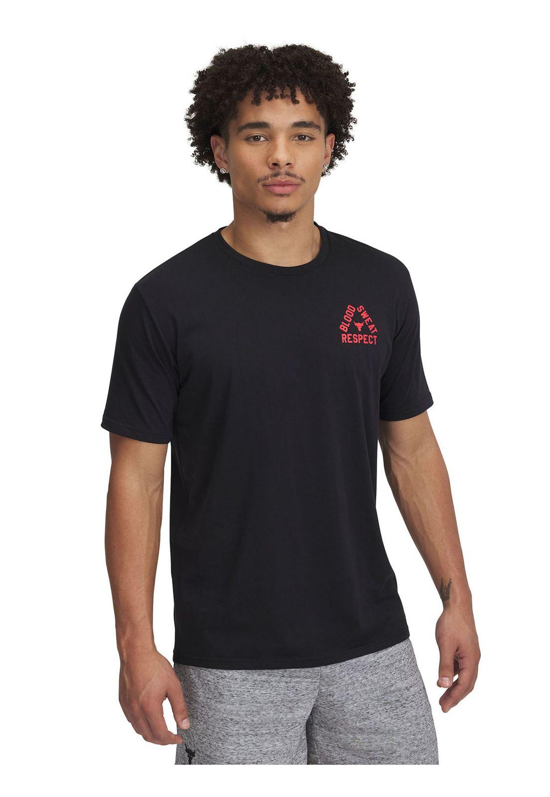 Polera Manga Crta Prjct Rck Hombre Negro-0