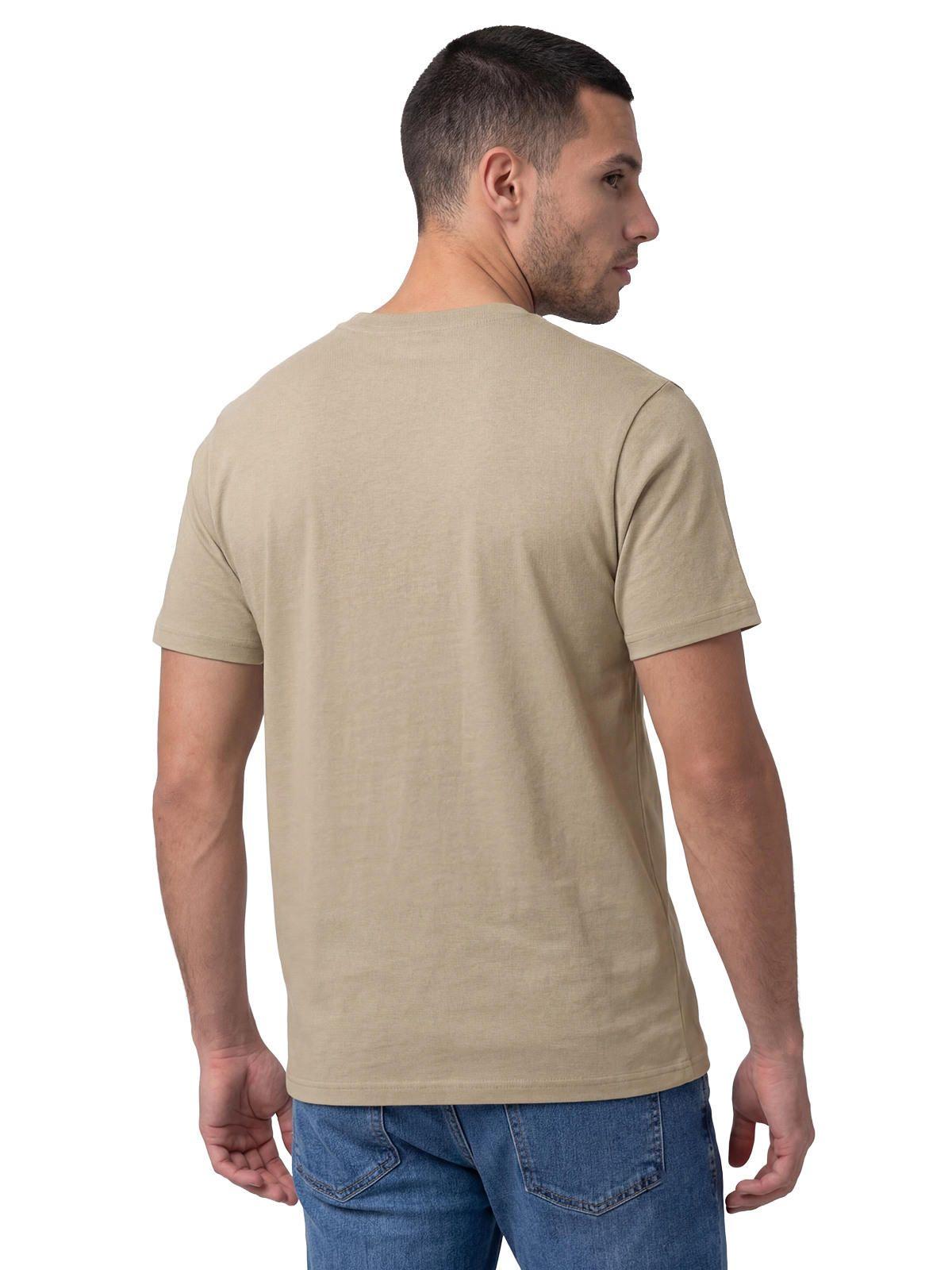 Polera Manga Corta Hombre Heritage Peoria Beige-1