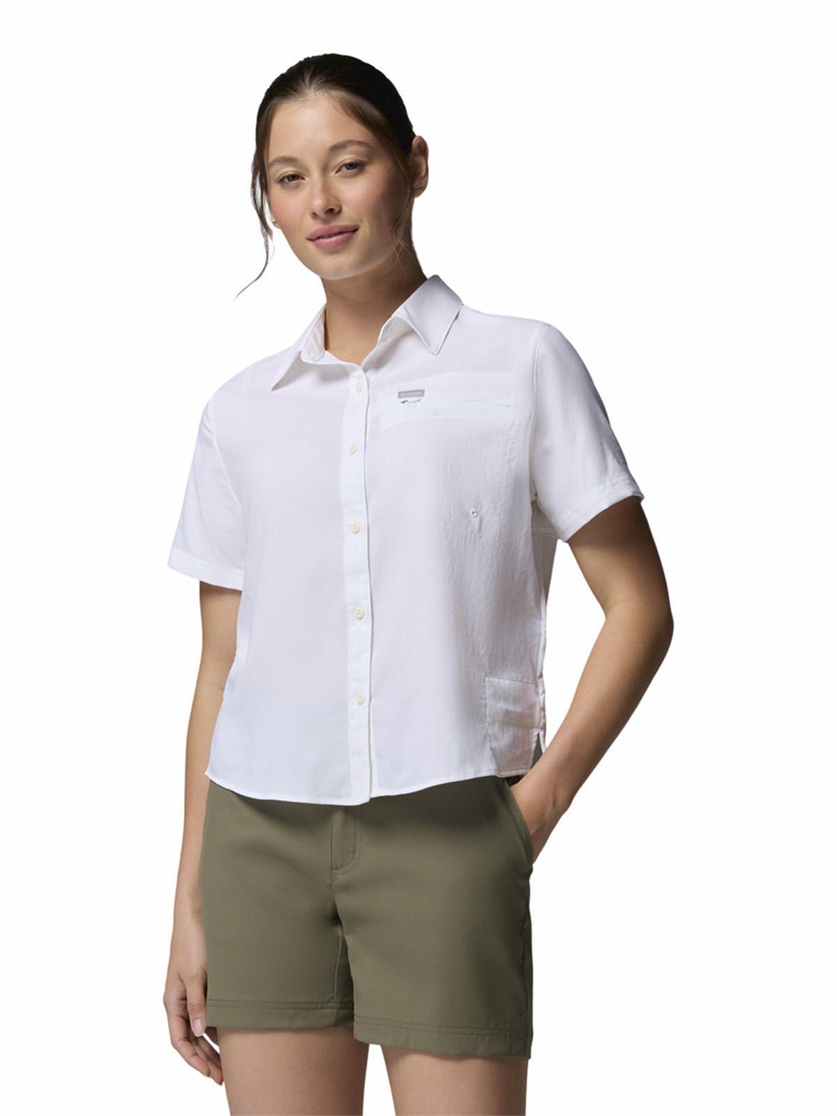 Blusa Recycled Mujer Silver Rid Utility Blanco-0