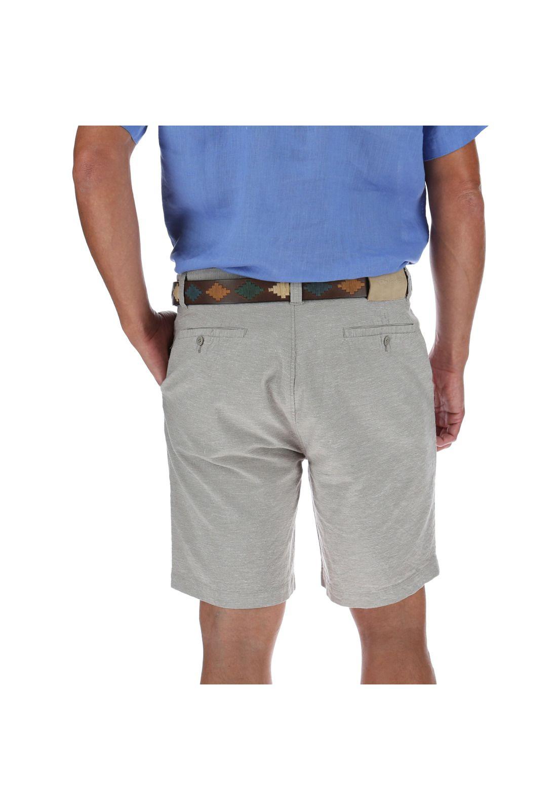 Bermuda Hombre Stripe Gris-2