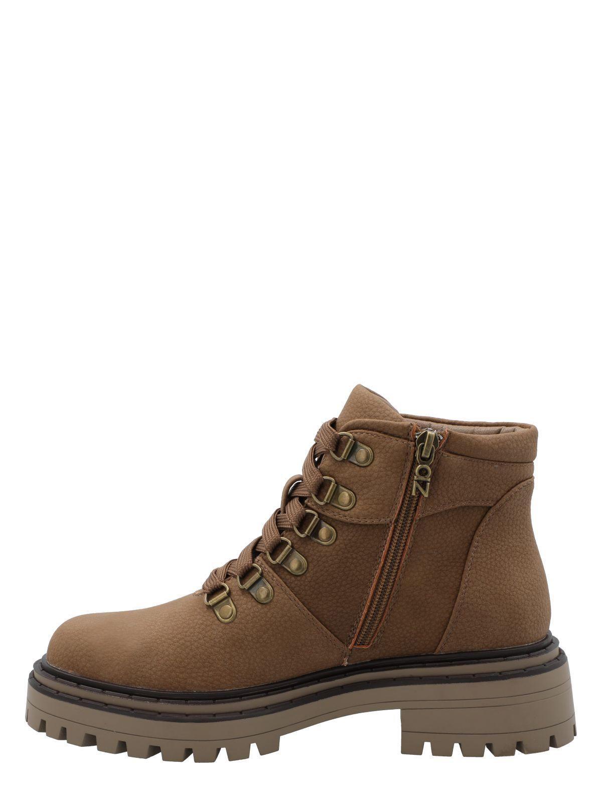 Botín Mujer Naia Cognac-5