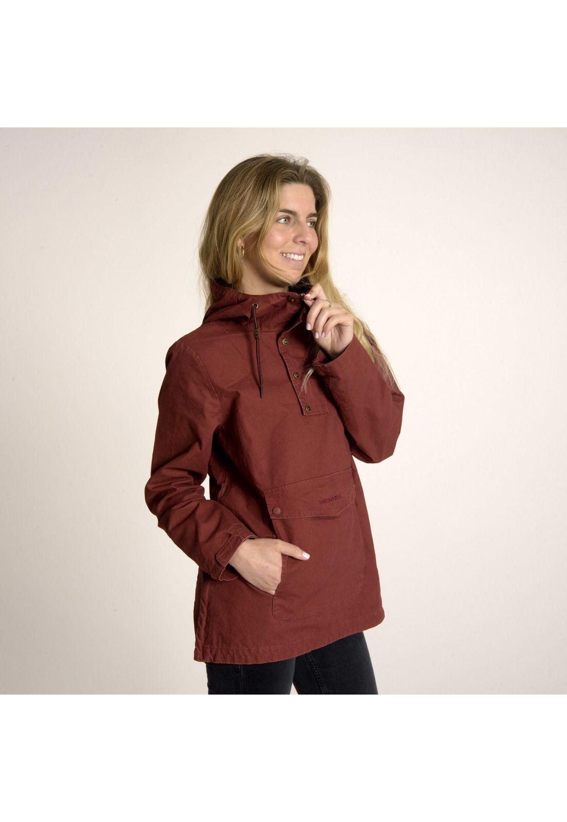 Chaqueta Mujer Anorak Burdeo-2