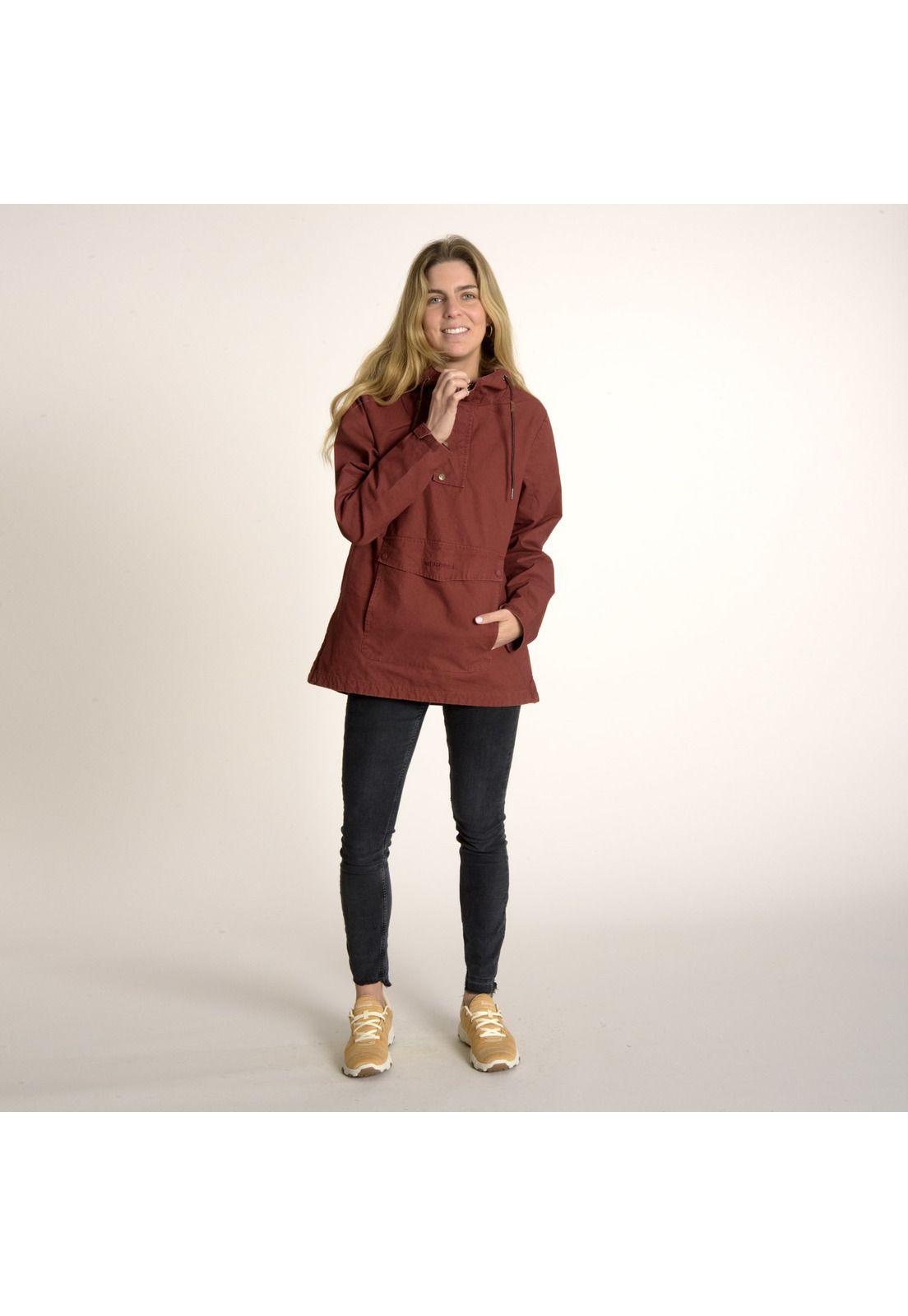Chaqueta Mujer Anorak Burdeo-4