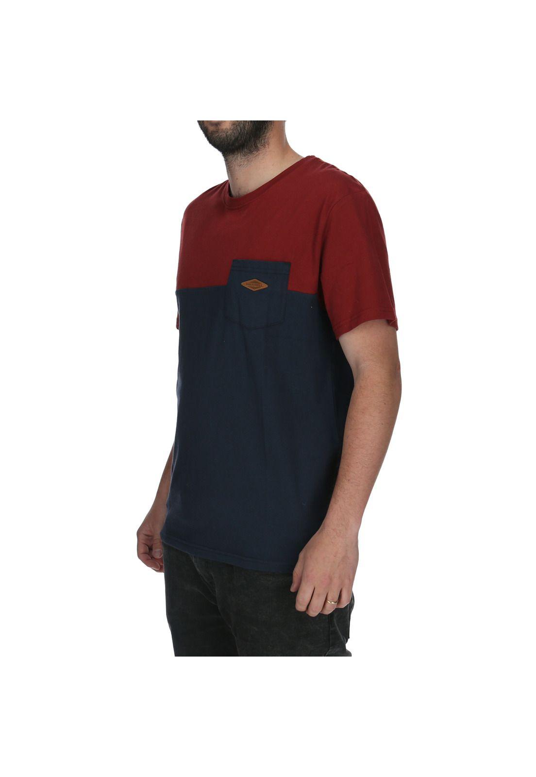 Polera Hombre Pocket Tee Azul-1