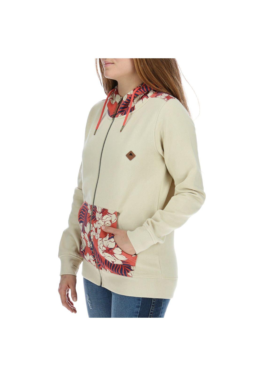 Poleron  Mujer Forest Fz Blanco-1