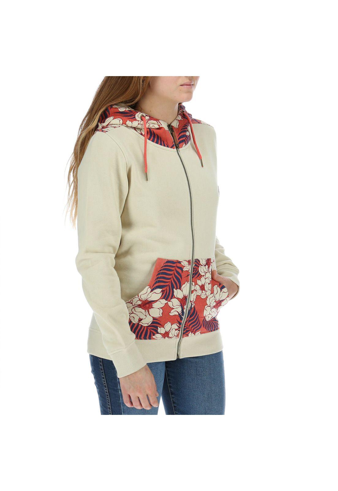 Poleron  Mujer Forest Fz Blanco-3