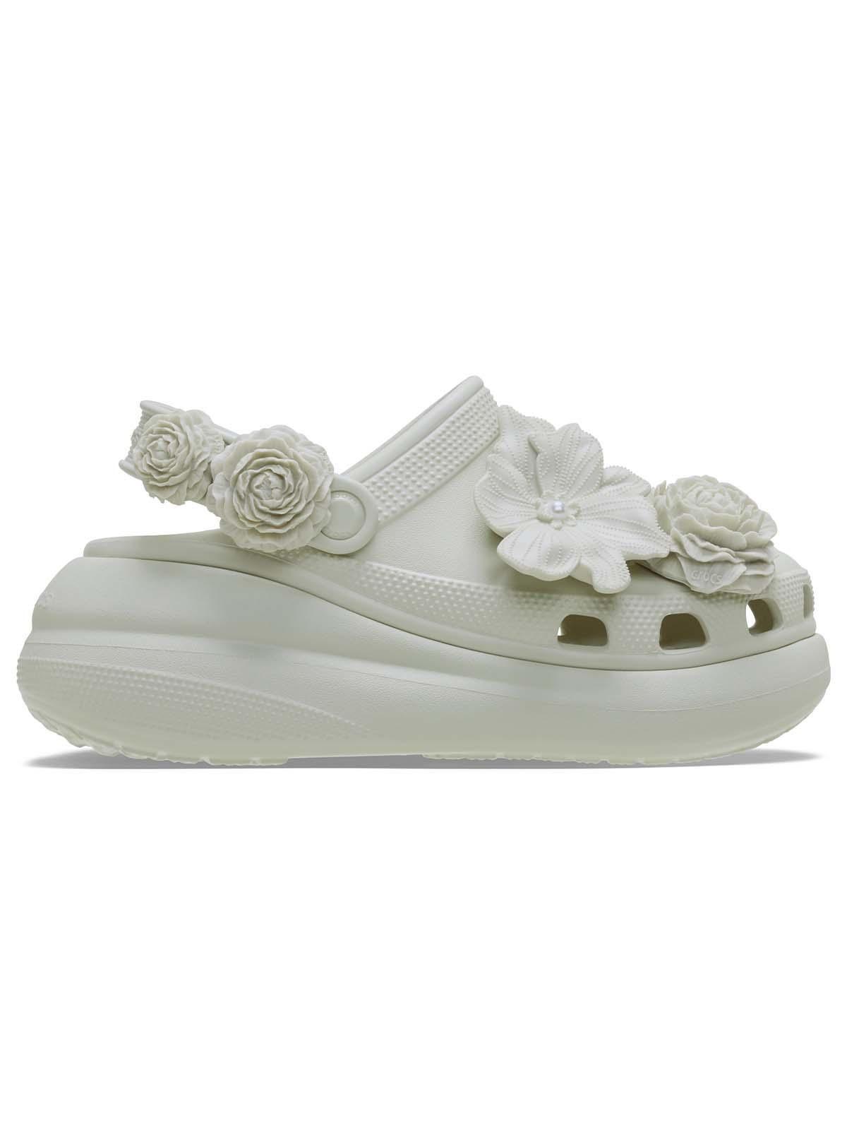 Zueco Plataforma Unisex Crush Bouquet Blanco-0