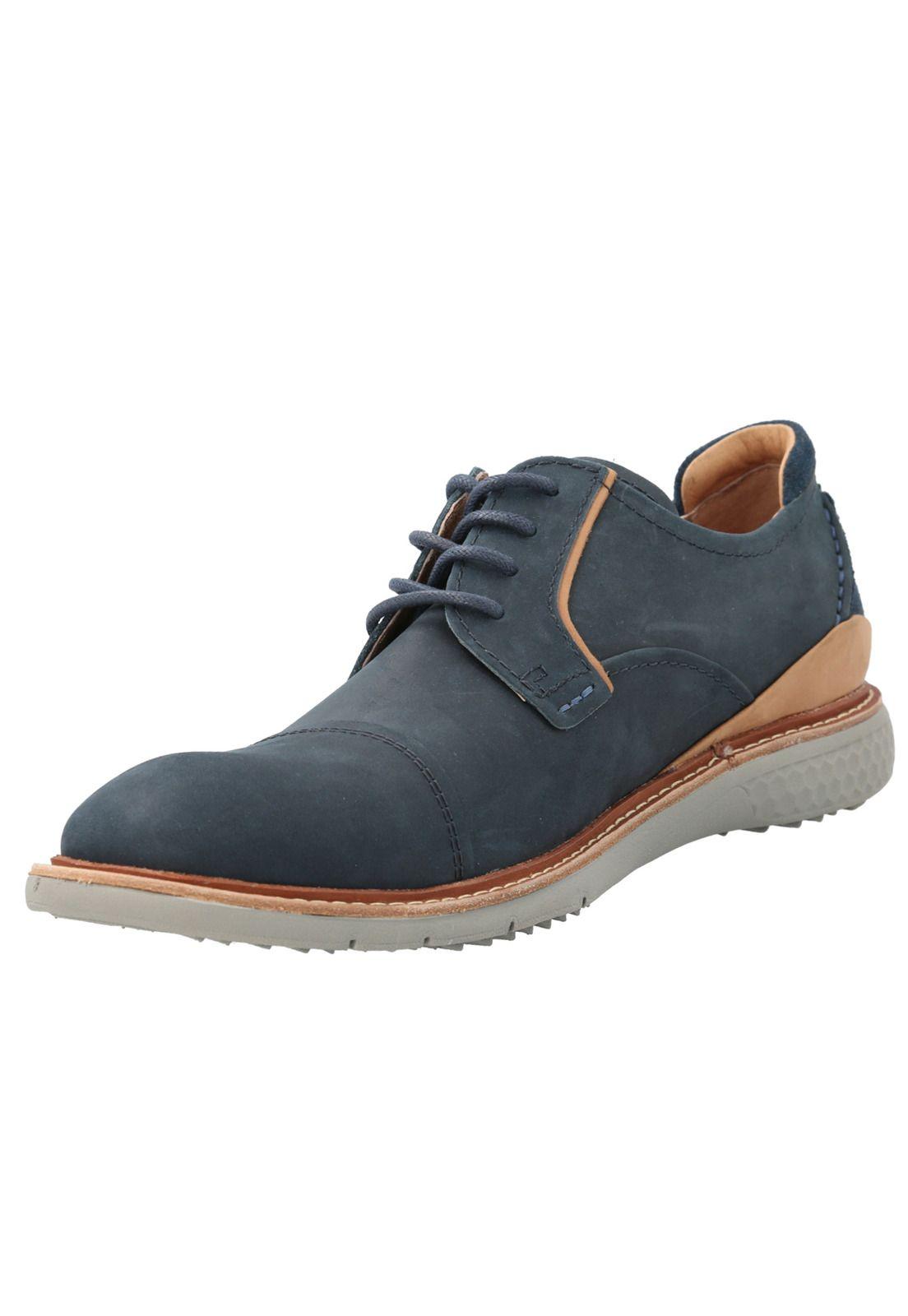Zapato Cuero Hombre Ranun Azul -3