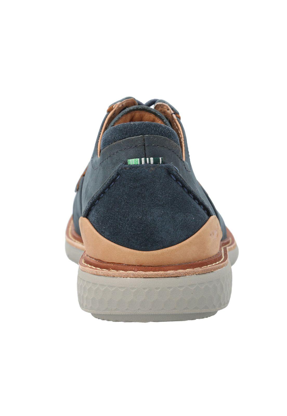 Zapato Cuero Hombre Ranun Azul -5